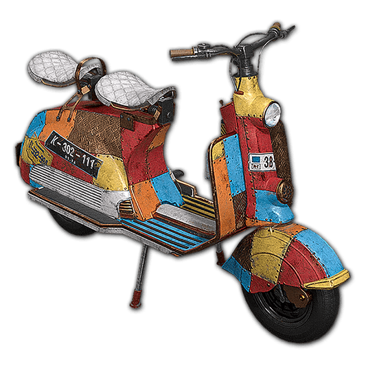 PUBG Props |  "Riveted Patchwork" Scooter