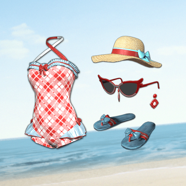 PUBG Props | CHECKERED SUMMER SET