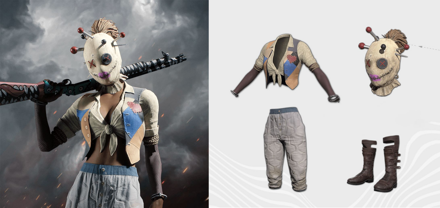 PUBG Props | WRETCHED RAG DOLL SET